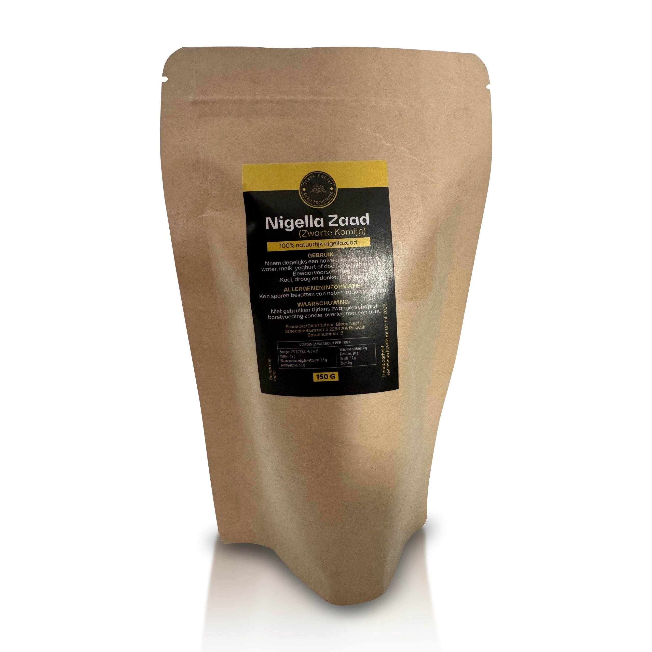 Nigella Zaad 150 gram (Zwarte Komijn) (ethiopië al-habashi)